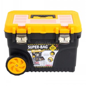 Storr Mobile Tool Box With Folding Plastic Handle